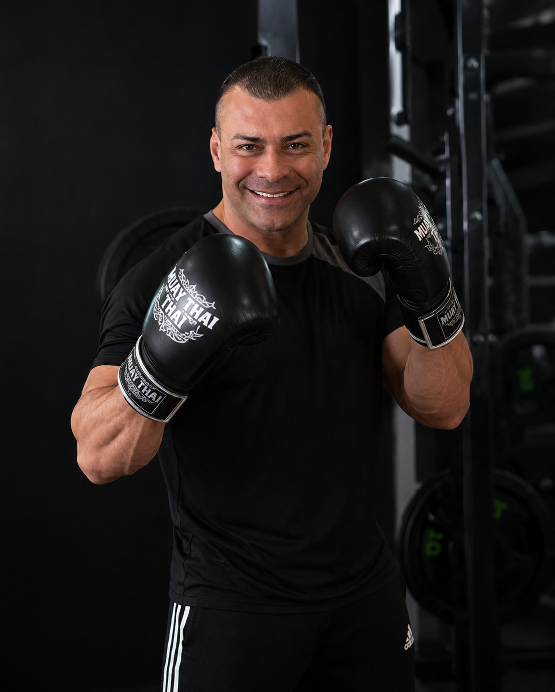 Treinador com background em artes marciais